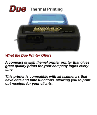 Please click the buttons to the left to view extra information on the printer.